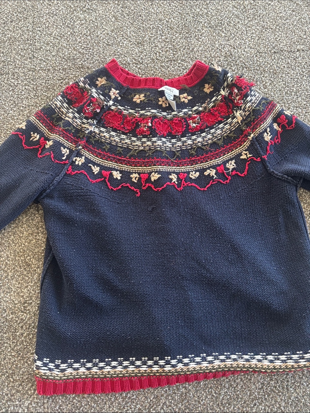 Vintage Northern Reflections Knit Cardigan with apple details - Picture 6 of 7